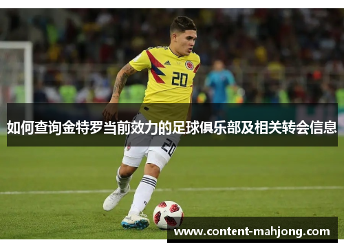 如何查询金特罗当前效力的足球俱乐部及相关转会信息