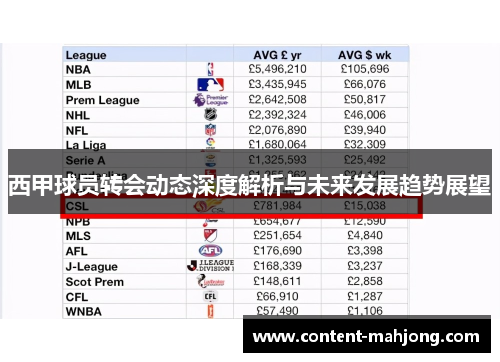 西甲球员转会动态深度解析与未来发展趋势展望